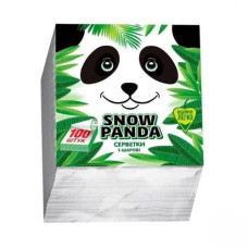 Серветки для столу Snow Panda 24*24 100шт Білі 