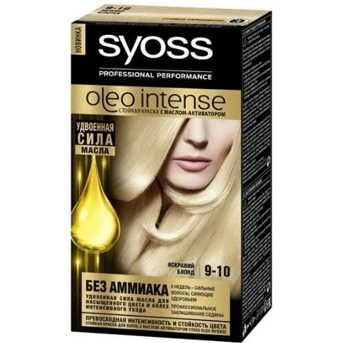 Крем-фарба Syoss Oleo Intense 9-10 Яскравий блонд