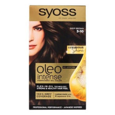 Фарба для волосся без аміаку SYOSS Oleo Intense 3-10 Глибокий каштановий 115мл