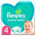 Підгузники дитячі Pampers Active Baby №4 46шт 9-14кг