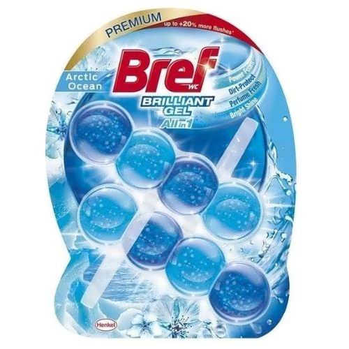 Засіб для чищення унітазу Bref Brilliant Gel All in 1 Арктичний океан, 2 шт.