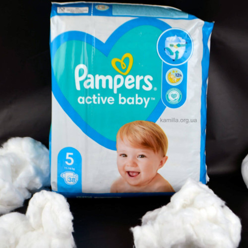 Підгузники дитячі Pampers Active Baby №5 11-16 кг 38 шт.