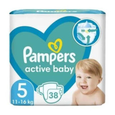 Підгузники дитячі Pampers Active Baby №5 11-16 кг 38 шт.