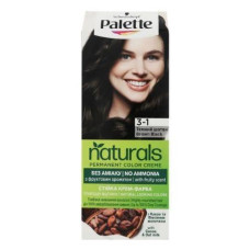 2/Стійка крем-фарба для волосся Schwarzkopf Palette Naturals, без аміаку, 3-1 Темний шатен, 110 мл
