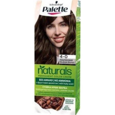 2/Стійка крем-фарба для волосся Schwarzkopf Palette Naturals, без аміаку, 4-0 Каштановий