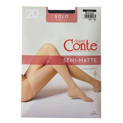 Колготки жіночі Conte Solo 20ден №2 Nero 