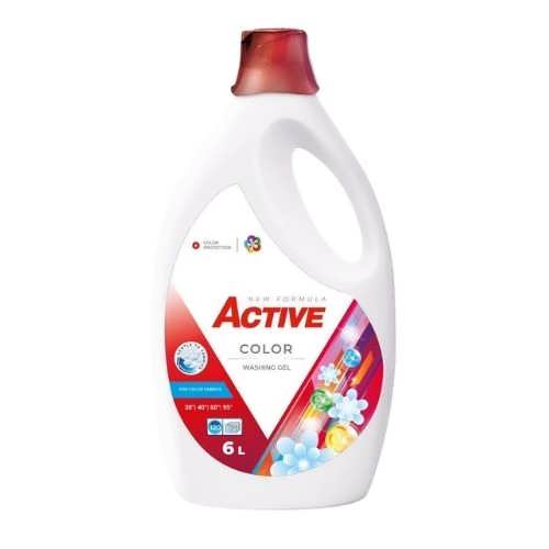 Гель для прання Active Color 6 л