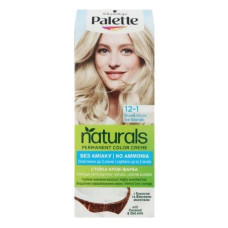 2/Стійка крем-фарба для волосся Schwarzkopf Palette Naturals, без аміаку, 12-1 Білий пісок, 110 мл