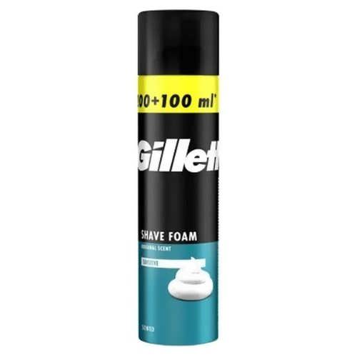 Піна для гоління для чутливої шкіри Gillette Sensitive Skin Foam 300мл 