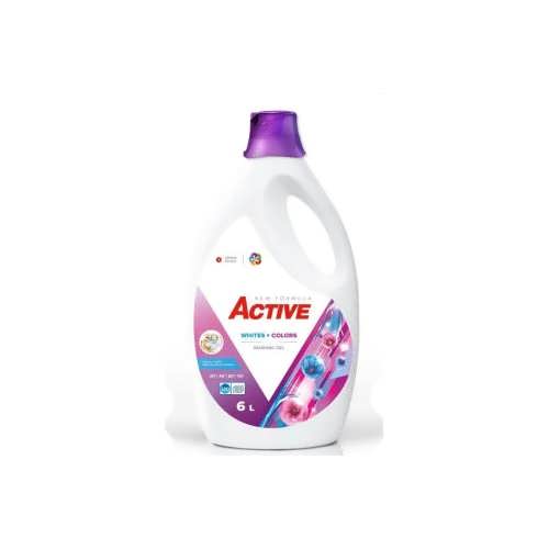 Гель для прання Active 6л Вайт енд Колор 