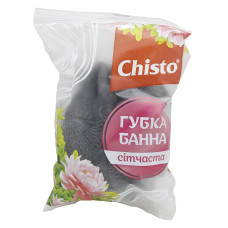 Губка банна Chisto 1шт класік сітчаста