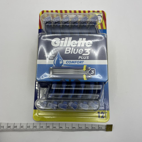 Станки для гоління одноразові Gillette Blue3 12шт Comfort plus
