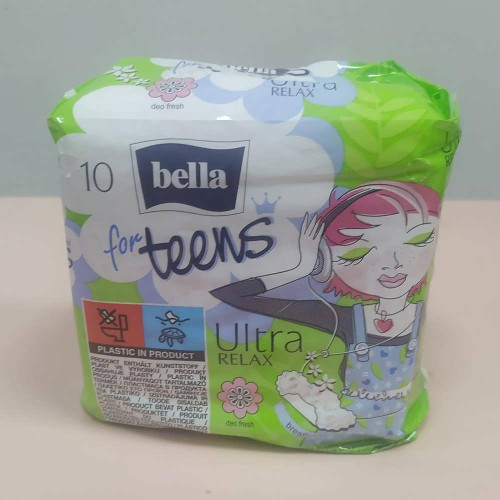 Критичні прокладки Bella for Teens 10шт Релакс Ультра тонкі (для підліток)