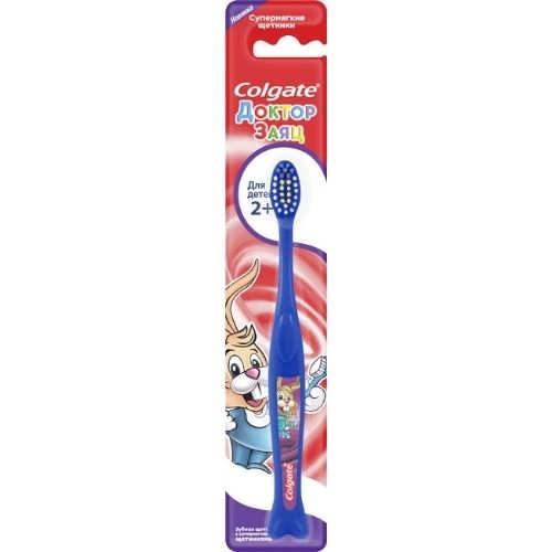 Зубна щітка Colgate Доктор Заєць 1шт 2+ 