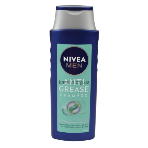 Чоловічий шампунь для волосся Nivea Anti Grease 400 мл.