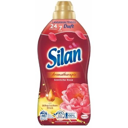 Ополіскувач для одягу Silan 1364мл Аромотерапія Чуттєва троянда 