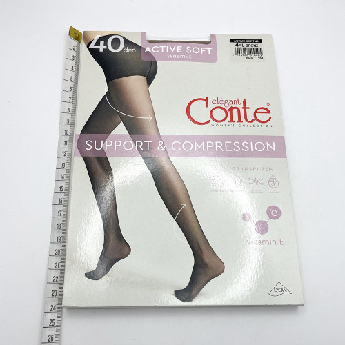 Колготи жіночі CONTE Active Soft 40ден №4 Бронз