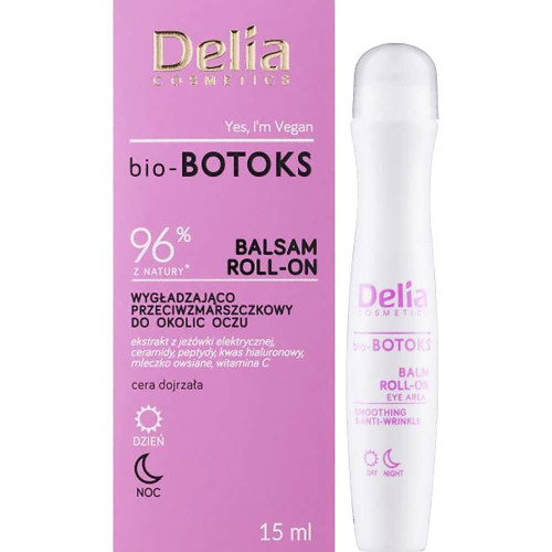 Біо-Ботокс бальзам навколо очей Delia Cosmetics 15мл Розгладжуючий та проти зморшок