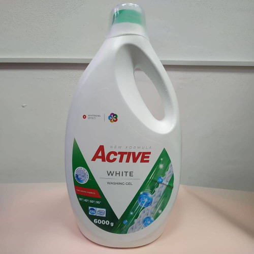 Гель для прання Active 6л Вайт 
