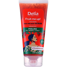 Гель для обличчя та тіла Delia Cosmetics Fruit me up 200мл Полуниця