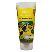 Зволожуючий скраб для тіла та обличчя Delia Cosmetics Fruit me up! з ароматом манго 200мл 