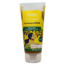 Зволожуючий скраб для тіла та обличчя Delia Cosmetics Fruit me up! з ароматом манго 200мл 
