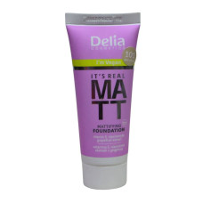 2/Тональний крем Delia Cosmetics Real Matt 30мл Porcelain №101