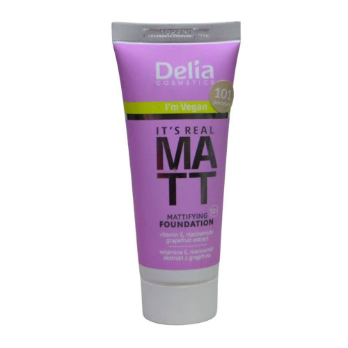 2/Тональний крем Delia Cosmetics Real Matt 30мл Porcelain №101