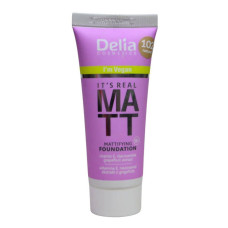 Тональний крем для обличчя Delia Real Matt Natural №102 30мл 
