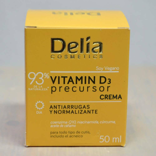 Нормалізуючий крем проти зморшок Delia Cosmetics Vitamin D3 50мл
