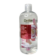 Міцелярна вода Delia cosmetics Заспокійлива з екстрактом пелюсток троянди 500 мл