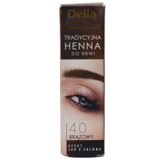 Фарба для брів-хна Delia Eyebrow Expert Henna Traditional 2гр №4,0 Коричнева 