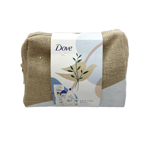 Подарунковий набір Dove 4шт +косметичка