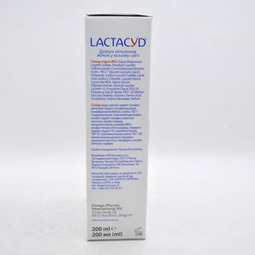 Засіб для інтимної гігієни Lactacyd 200мл Пребіотиками