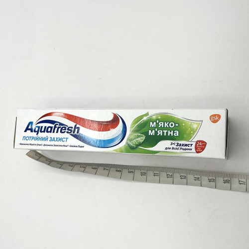Зубна паста Aquafresh 50мл М'яко-М'ятна