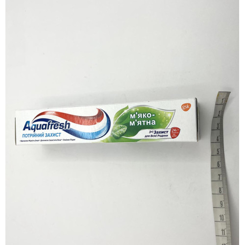 Зубна паста Aquafresh 50мл М'яко-М'ятна