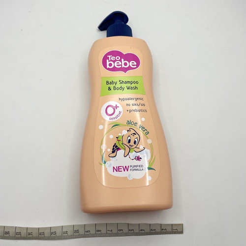 Дитячий шампунь і гель для душу Teo Bebe 400мл Алоє