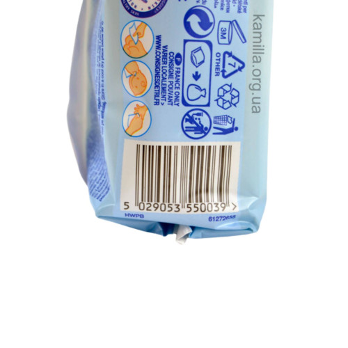 Вологі серветки Huggies Pure 56 шт.