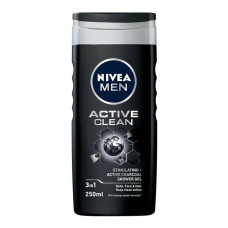 Чоловічий гель для душу Nivea Men 250мл Активне очищення
