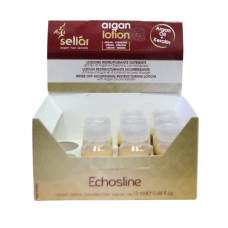 Відновлюючий лосьон для волосся Echosline Seliar Argan Lotion з арганою та кератином 13мл (ампули)