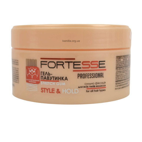 Гель-паутинка для волосся Fortesse Style Сильна фіксація 75 мл.