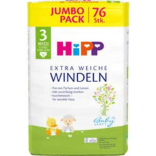 2/Підгузники дитячі Hipp №3 76шт 6-10кг 