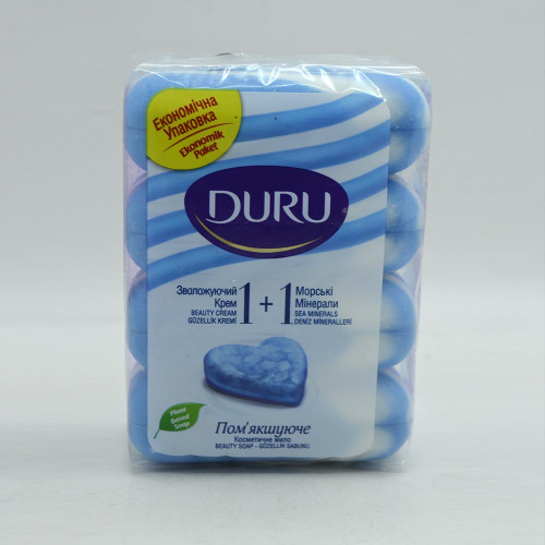Мило Duru 1+1 4*80г Морські мінерали