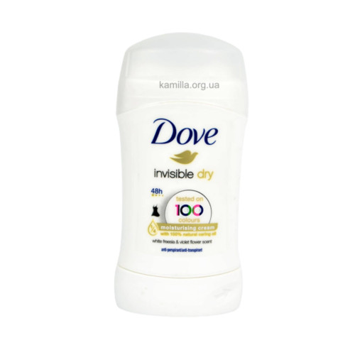 Дезодорант кульковий Dove Invisible Dry 40 мл.