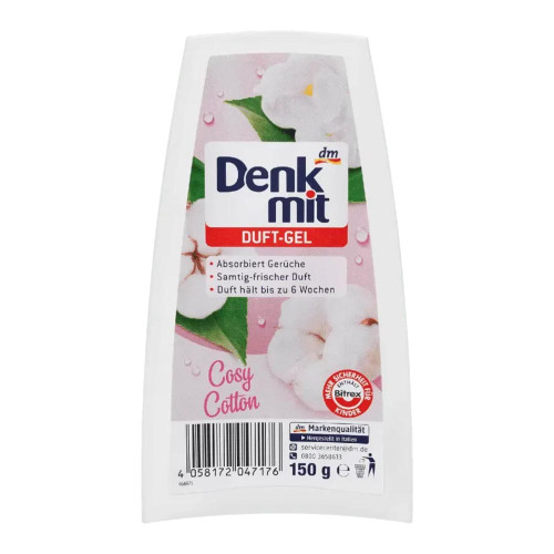 Гелевий освіжувач повітря Denkmit Cosy Cotton 150 г.