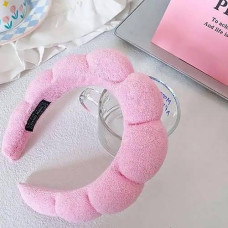 Обруч для волосся Top Beauty 1шт М'який Рожевий