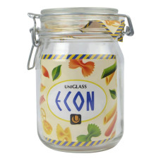 Банка скляна з бутельним замком 1,0 л.