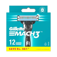 Змінні касети для гоління Gillette Mach3 12шт.