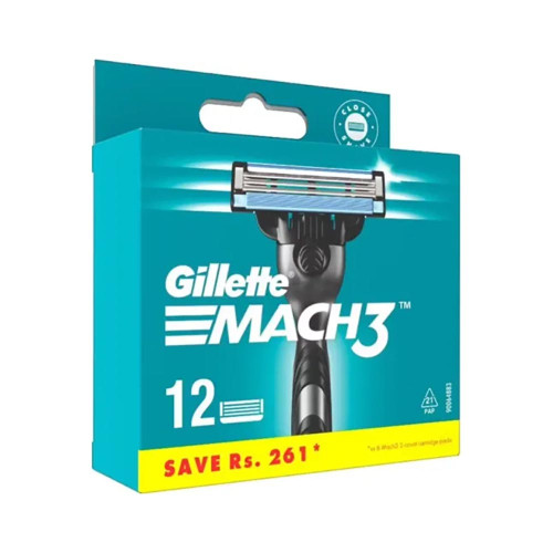 Змінні касети для гоління Gillette Mach3 12шт.