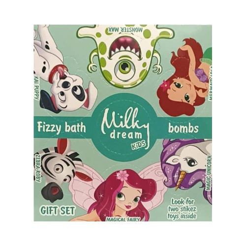 Подарунковий набір Milky Dream Kids Бомбочок для ванни 7шт 